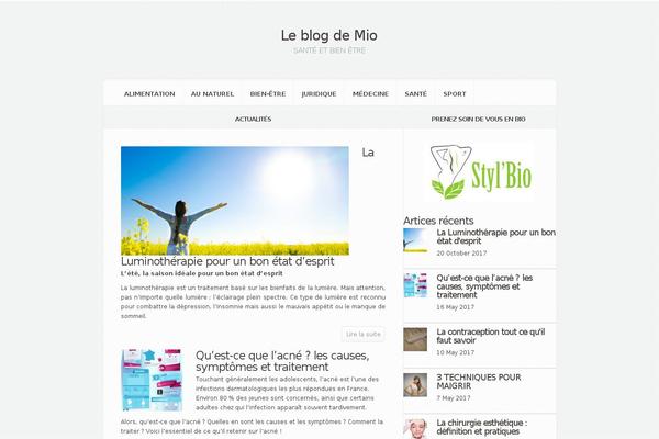 Aggregate theme site design template sample