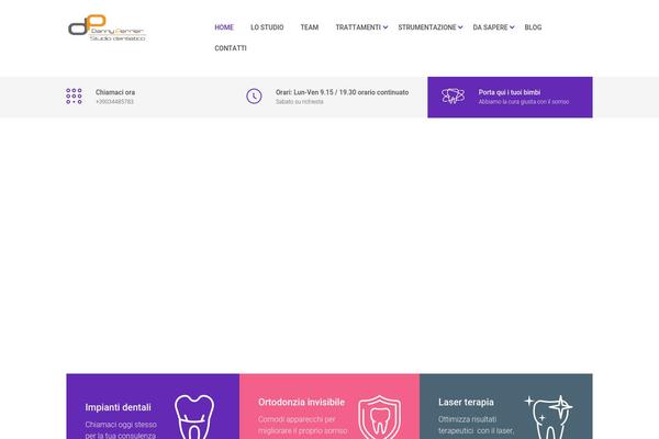 Dent-all-child theme site design template sample