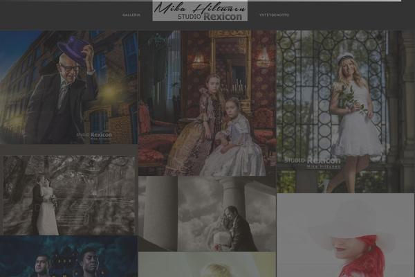 Kinetika theme site design template sample