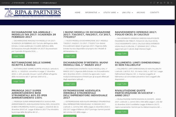 Site using WP Excel CMS plugin