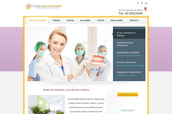 Divi theme site design template sample