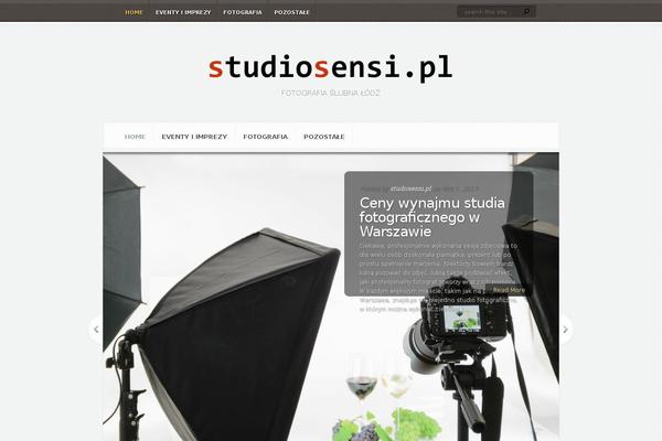 This Way theme site design template sample