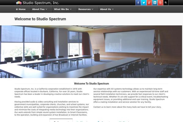 Envision theme site design template sample