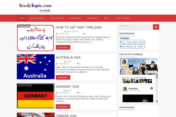 RedWaves Lite theme site design template sample