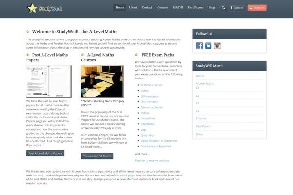Site using WP QuickLaTeX plugin