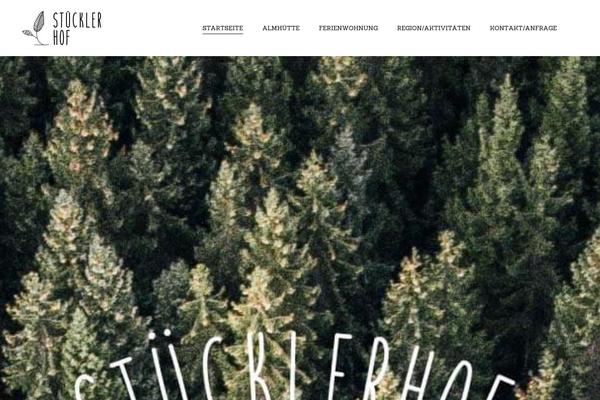 Dani theme site design template sample