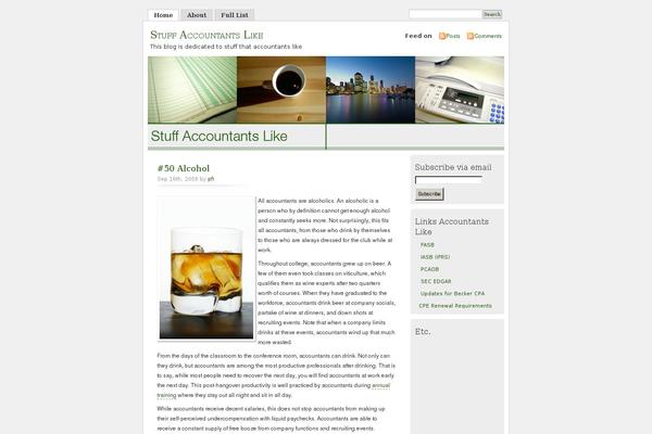 Misty Look theme site design template sample