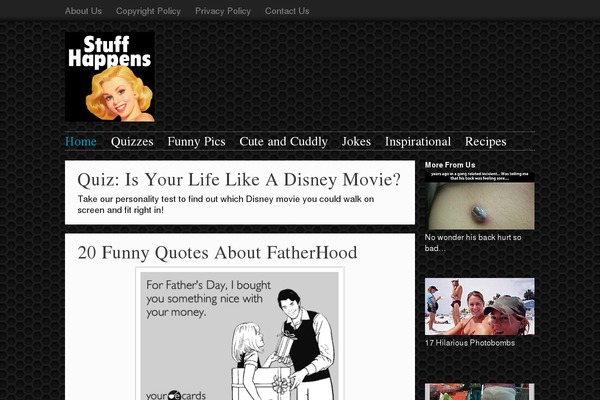 WordPress website example screenshot