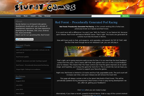 Site using UnityDog plugin