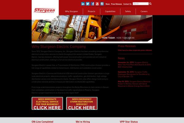 sturgeonelectric.com site used Studiothink
