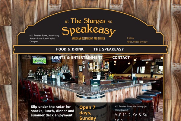 sturgesspeakeasy.com site used Speakeasy