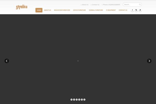 Porto theme site design template sample