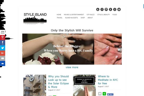 Site using Professional Share plugin