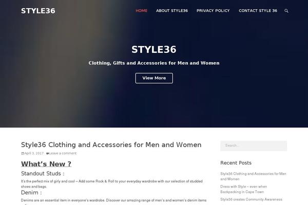 style36.co.za site used Parallax Frame