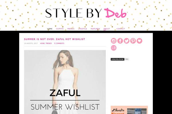 stylebydeb.com site used Estelle