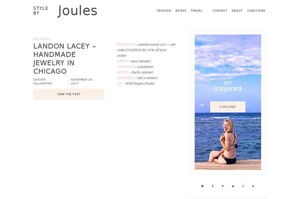 Hestia theme site design template sample