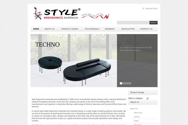 Style theme site design template sample