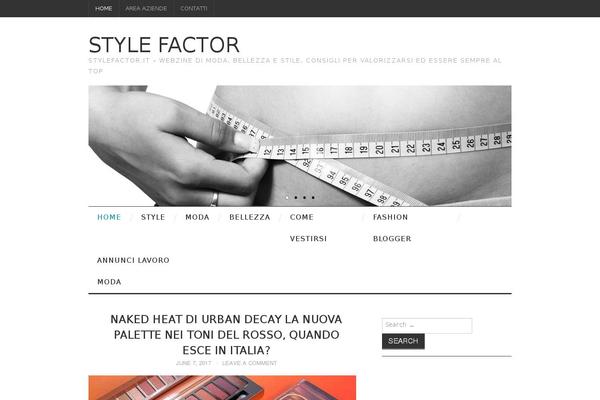 Fashionistas theme site design template sample