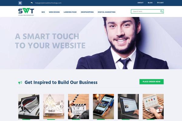 Site using Portfolio-pro plugin