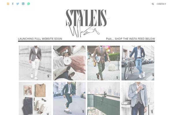 Allure theme site design template sample