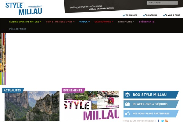Fashion-lifestyle theme site design template sample