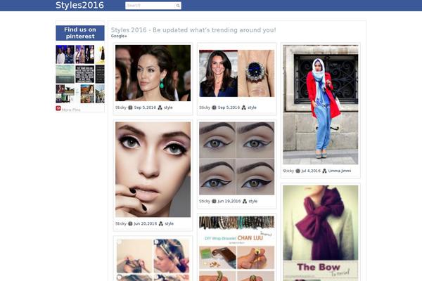 Gallery theme site design template sample