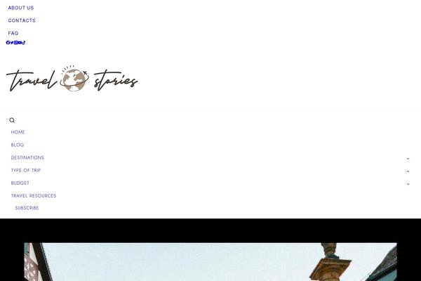 Site using Kadence-simple-share plugin