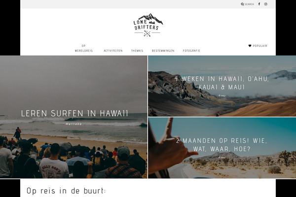 15Zine Child theme site design template sample