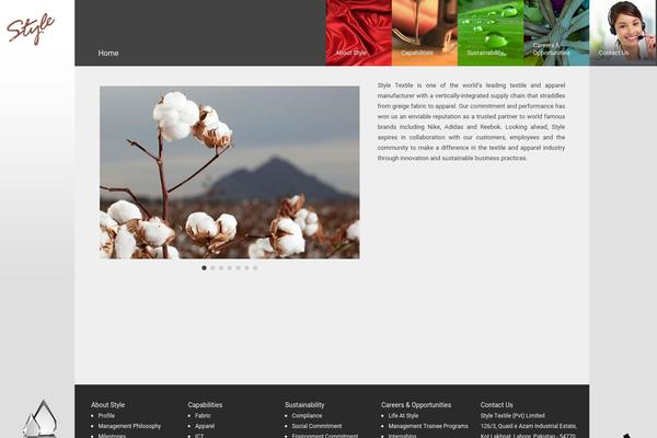 Armada theme site design template sample
