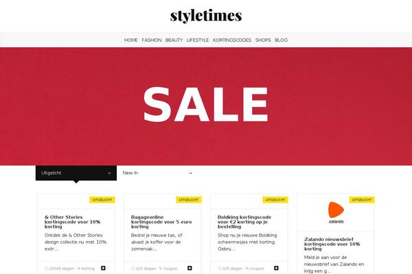 Couponer theme site design template sample