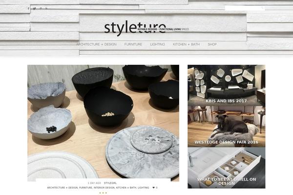 Tempest theme site design template sample