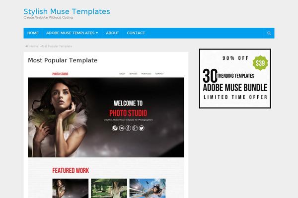 NewsOnline theme site design template sample