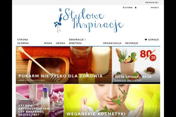 15Zine theme site design template sample