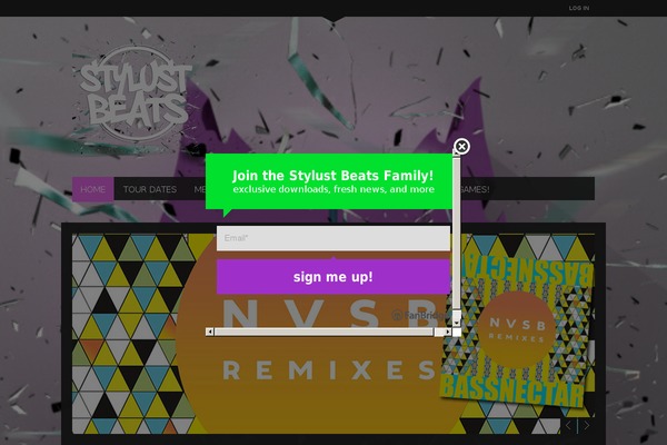 Specia theme site design template sample