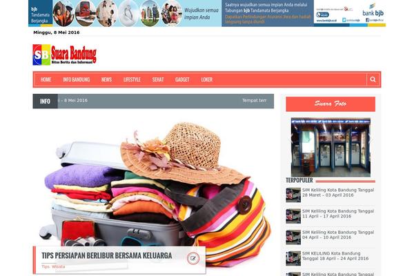 Magazine News Byte theme site design template sample
