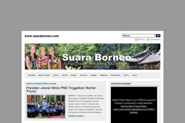 suaraborneo.com site used Zox-news