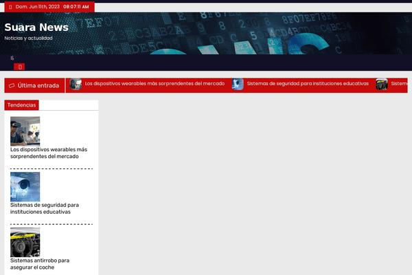 Newses theme site design template sample