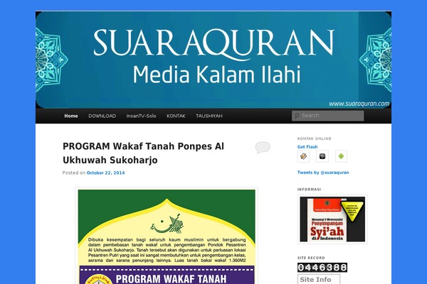 suaraquran.com site used bFastMag