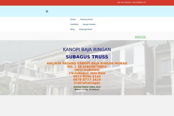 Site using Ditty News Ticker plugin