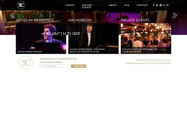 subculturenewyork.com site used Subculture