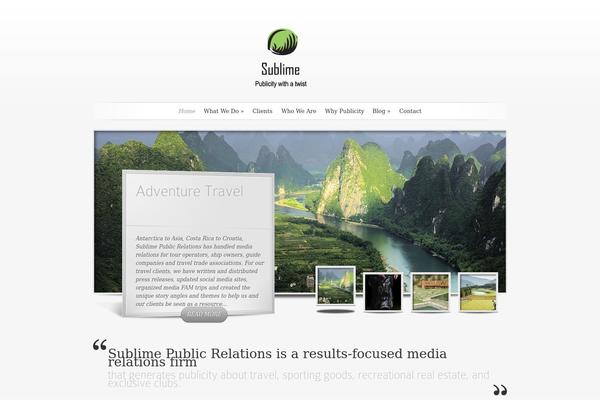 SimplePress theme site design template sample