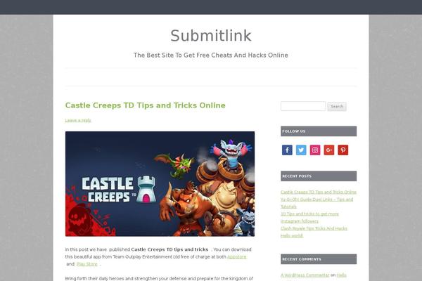 submitlink.co site used Gray Chalk