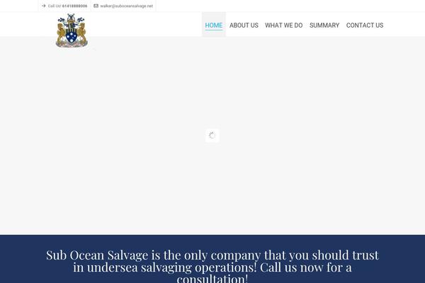 Highend theme site design template sample