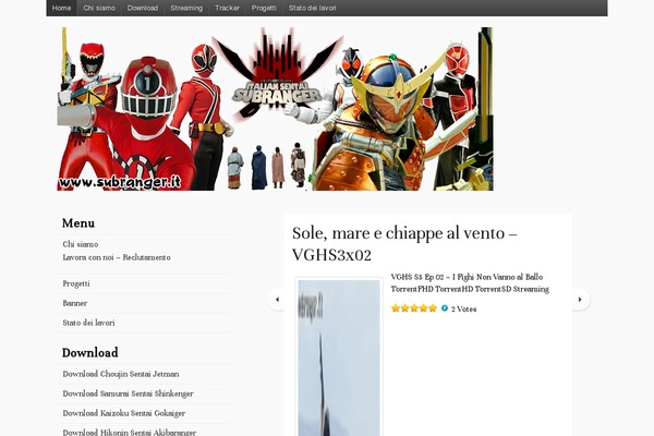 Site using Flying-pages plugin