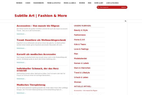 Blossom Fashion theme site design template sample