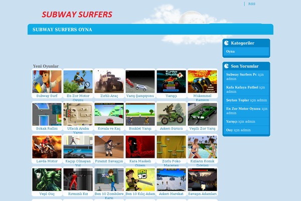 surfers theme websites examples