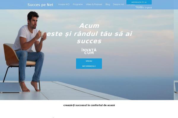 Tesseract theme site design template sample