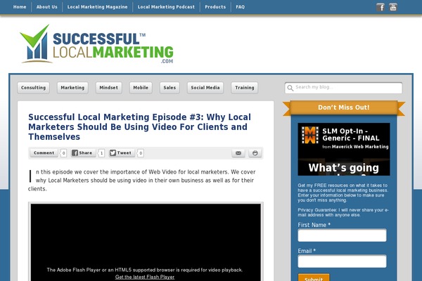 Get Noticed theme site design template sample