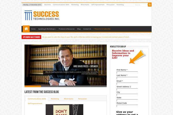 Site using WP-Testimonials plugin