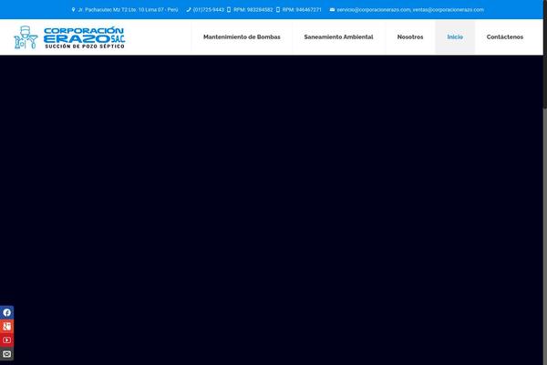 Site using A3-Social-Sidebar plugin